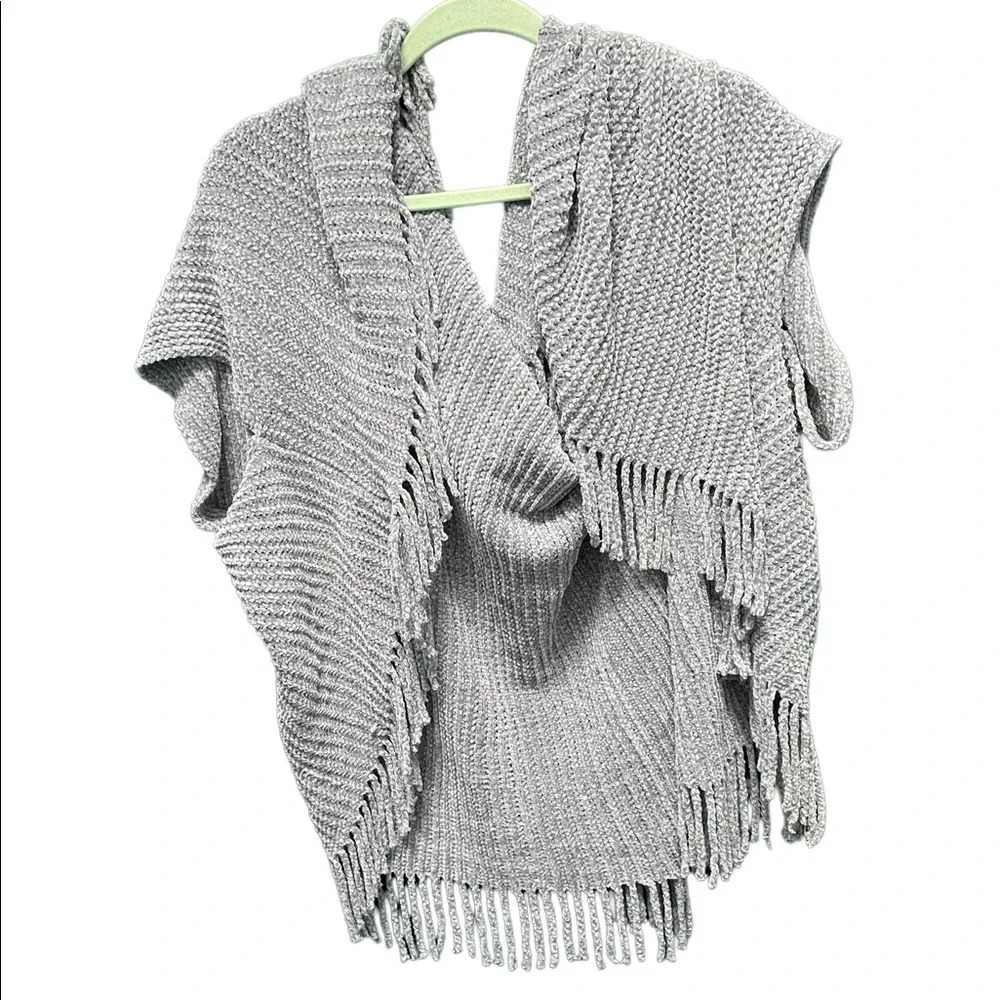 CHENILLE SWEATER SHAWL